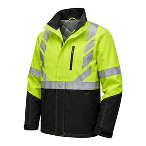 Outdoor Working Jacket High Visibility Reflective <b>Waterproof</b> Windproof Utility <b>Work</b> For Industrial Maintenance And Teams - Product Image 5