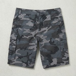 Shorts personnalisés en gros avec logo, 100% coton, molleton épais 440g, couleur unie, pour hommes, taille élastique, taille mi-haute, printemps-été, style américain - Product Image 3