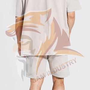 Conjunto Deportivo Personalizado para Hombre, Dos Piezas, Camiseta y Pantalones Cortos, Marca Privada, Superventas - Product Image 6