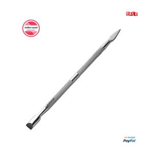 Empujador de cutículas de acero inoxidable Empujador de cutículas de piel muerta Uña DE LOS PIES Herramientas de uñas de doble punta - Product Image 1