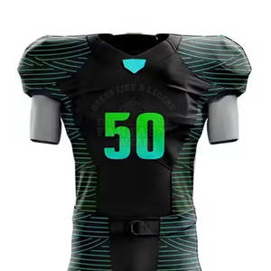 Uniforme de Fútbol Americano de Tela Suave con Diseño Personalizado para Venta en Línea, Uniforme de Fútbol Americano a Precio Económico, Más Vendido - Product Image 2