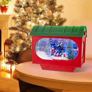 Lanterne de rue de Noël LED de 59 pouces avec globe à neige activé par le son, étanche IP65, options multicolores - Product Image 3