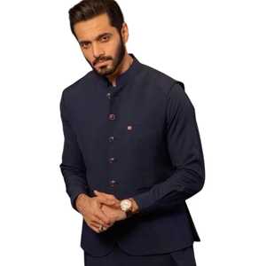 Wedding Waistcoat For Men Handcrafted Ethnic <b>Vest</b> Pakistani Traditional Fashion Formal Party Outfit Custom Sizes Colors - Product Image 1