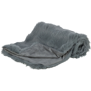 Manta Elli 100 x 70 cm Gris Oscuro para Mascotas y Manta Decorativa - Product Image 1