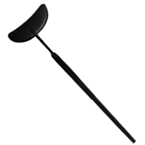 Matte Black Moon Shape Eyelash <b>Mirror</b> Stainless Steel Detachable Eyelash Extension Tools Equipment For Beauty Lash Salon - Product Image 1