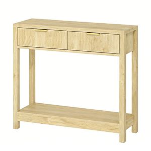 Console d'entrée ou de couloir en bois naturel - Product Image 5
