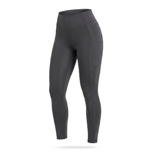 High Waist <b>Leggings</b> <b>with</b> <b>Pocket</b> Stretch Full Length Knitted Spandex Polyester Breathable Quick Dry Women's Activewear - Product Image 4
