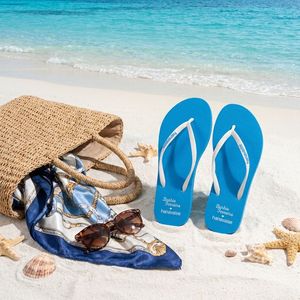 Custom EVA Non Slip Sole Vietnam Open Toe Printed High Quality Glued Pattern Outdoor <b>Slippers</b> Men Women Rubber Flip Flops - Product Image 2