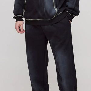 Men's Winter Wear Sunfade Tracksuit 100% Cotton Lightweight High Quality Oversized Casual Street Style 2 in 1 Design - Product Image 5