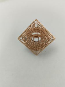 18K Luxe Nouveau Design Or Massif Fine Turc Montage Bijoux Anneaux Véritable Diamant Or Mont Ghat pour Femmes - Product Image 4