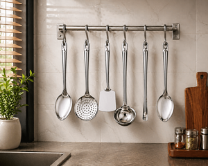 Heavy Duty Stainless Steel Serving Spoon Mirror Finish Long Handle Kitchen <b>Tool</b> Wholesale Export Supplier - Product Image 1
