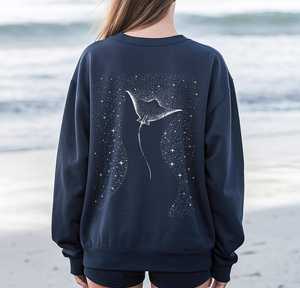 Sweat-shirt à capuche unisexe vert et blanc avec strass, coupe régulière, décontracté, en coton tricoté, poche surdimensionnée, pour l'automne - Product Image 3