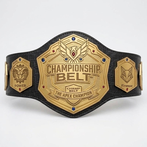 Ceintures de championnat personnalisées OEM ODM de haute qualité, prix d'usine, logo personnalisé, fournisseur d'ensembles de récompenses haut de gamme - Product Image 1