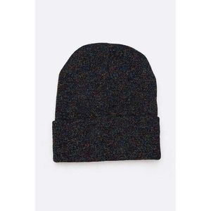 Basic Metallic <b>Knit</b> Cuffed Beanies <b>Set</b> - Product Image 4