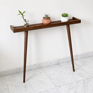 Mesa Consola de Madera para Sala de Estar, Elegante Mesa Auxiliar para Entrada, Pasillo, Recibidor, Dormitorio y Oficina - Product Image 1