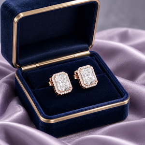 Pendientes de Diamantes Cultivados en Laboratorio, Corte Pera, Oro de 14 Quilates, 3 Quilates, Certificados por IGI, Modernos |   Fabricante de Joyería Fina al por Mayor, Exportación de la India - Product Image 2