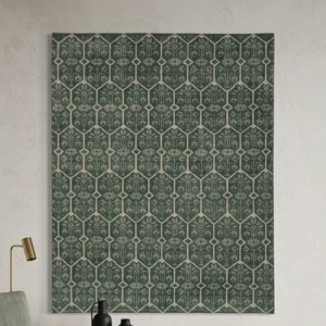 Soft <b>Hand</b> <b>Tufted</b> Wool Floor <b>Rug</b> With Artistic Abstract Motifs For Modern Living Spaces And Comfortable Indoor Styling - Product Image 2