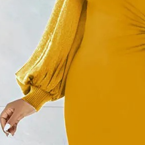Robe mini plissée élégante à col en V et ceinture, coupe ajustée, pour femme, tendance, décontractée, pour soirée, OEM ODM - Product Image 6