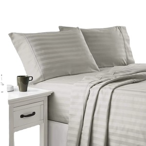 Juego de 4 Sábanas para Cama de Hotel, Transpirables, de Algodón, para Todas las Temporadas, Sábanas Planas y Ajustables - Product Image 4