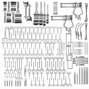Juego de 197 Piezas para Laparotomía Mayor, Kit de Instrumentos Médicos Quirúrgicos de Acero Inoxidable, Autoclavables, Reutilizables, Manuales, con Certificación CE - Product Image 1