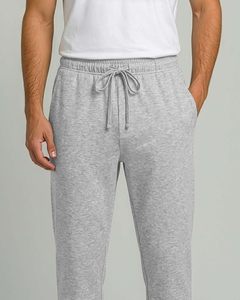 Ensemble pyjama décontracté pour homme, t-shirt à manches longues et short, vêtements de maison décontractés, coton doux, respirant, séchage rapide, vêtements de nuit - Product Image 4