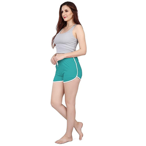 Shorts Personalizados para Mujer, Cintura Alta, Shorts de Verano, Fabricante OEM, Logotipo Personalizado, Proveedor Mayorista para Minoristas de Moda - Product Image 4