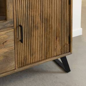 Vandana Optima Lunaris <b>Tall</b> Mango Wood Display <b>Cabinet</b> - Product Image 4