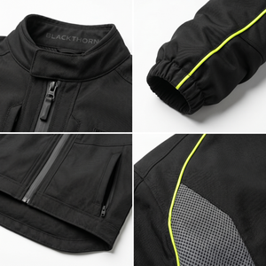 เสื้อแจ็คเก็ตมอเตอร์ไซค์ OEM 1000D โพลีเอสเตอร์สำหรับผู้ชาย ระดับการป้องกัน CE 2  โลโก้สั่งทำได้  สำหรับธุรกิจ B2B สไตล์สตรีทแวร์  แบบสตรีทแวร์  สำหรับขี่มอเตอร์ไซค์ - Product Image 4