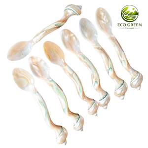 Cuchara Premium de Nácar Hecha a Mano, Cuchara de Concha para Caviar, Café, Té, Azúcar, Utensilio de Cocina de Concha Natural - Product Image 3