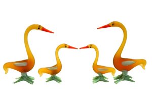 Decorative Items for Home Decor Living Room Elegant Showpiece for Shelf Display and Table Centerpiece <b>Glass</b> Glaze Bird <b>Ornament</b> - Product Image 4