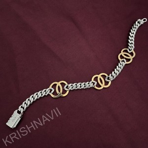 Pulsera de Lujo de Oro Rosa de 14K con Diamante de Laboratorio VVS y Moissanita de Corte Cojín, Grabado Gratuito, Certificado IGI, Regalo de Aniversario de Bodas para Ella - Product Image 3