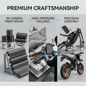<span class=keywords><strong>Moto</strong></span> électrique tout-terrain homologuée <span class=keywords><strong>pour</strong></span> la route, cadre en fibre de carbone, bras oscillant, vitesse maximale de 100 km/h, autonomie de 150 km - Product Image 4