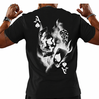 T-shirt décontracté personnalisé à col en V, manches courtes, 100 % coton tricoté, coupe classique unisexe, 180 grammes, imprimé sur le devant, vente en gros
