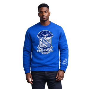 Sweat-shirt en chenille Phi Beta Sigma pour hommes, tissu de qualité supérieure, coupe confortable, vêtements de fraternité grecque, tenue décontractée - Product Image 1