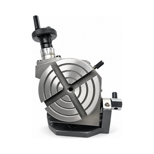 Table rotative inclinable de 3 pouces (75 mm) à 4 fentes, rapport de transmission 36:1, inclinaison verrouillable de 0 à 90 degrés, fentes en T de 13 mm pour machine à fraiser et usinage des métaux - Product Image 1