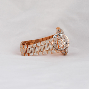 Montre de luxe pour homme en acier inoxydable avec bracelet, style bijoux, sertie de diamants Moissanite - Product Image 2