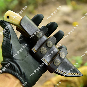 Cuchillo de Acero de Damasco Forjado a Mano de Primera Calidad, Hoja Fija, Profesional, para Caza, Camping, Supervivencia, Bricolaje, Multifuncional, OEM - Product Image 6