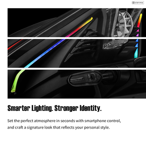 Luz Trasera de Señalización para Motocicleta Aerox NVX V3 de AJ LIGHT DESIGN, LED RGB Secuencial, Control por Aplicación, Dinámica, Personalizada, 2 Lentes - Product Image 5