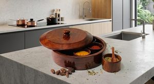 Sheesham Wood Masala <b>Box</b> with Compartments <b>Wooden</b> Spoon for Kitchen Storage - Product Image 3