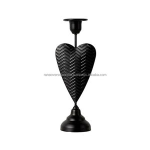 Portavelas Black Iron Heart Taper, perfecto para bodas, eventos y decoración del hogar en varios estilos y tamaños - Product Image 6