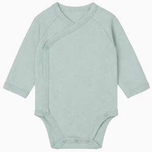 JALBEBE Combinaison pour bébé unisexe en coton, écologique, lavable, à manches longues, à ouverture sur le devant avec fermeture à boutons, pour l'automne, nouveau-né - Product Image 4