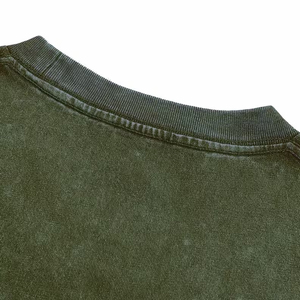 Conjunto Personalizado para Hombre, Fabricante, 2 Piezas, Camiseta de Algodón de 220 GSM, Pantalones Cortos Cargo, Talla Grande, OEM, Etiqueta Privada al por Mayor - Product Image 3