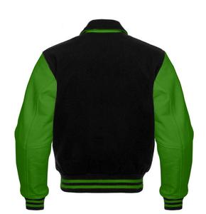 Veste universitaire sur mesure de haute qualité pour hommes, taille plus, style bomber avec logo personnalisé, vente en gros - Product Image 2