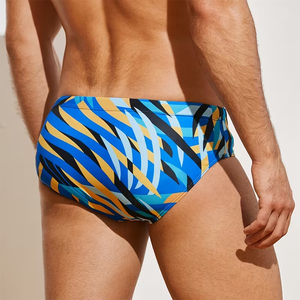 Shorts de bain respirants et écologiques de haute qualité, 100 % polyester, séchage rapide, imperméables, taille élastique, sous-vêtements de bain - Product Image 5