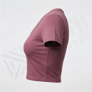 Camiseta Corta de Algodón 100% para Mujer, Conjunto Informal de Verano, Ropa Deportiva Elegante, Moda Boutique, Tendencias en Ropa Deportiva - Product Image 3