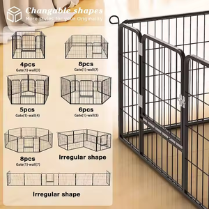 Toptan büyük Pet köpek kafesi oyun parkı ve <span class=keywords><strong>Run</strong></span> yavru çit kulübesi Premium kalite Pet kalemler Puppies & yetişkin köpekler için - Product Image 5