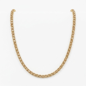Collar de tenis de cristal de lujo, delicado y minimalista, con diamantes de imitación de corte brillante, cadena para clavícula, accesorios de moda para salidas nocturnas. - Product Image 2