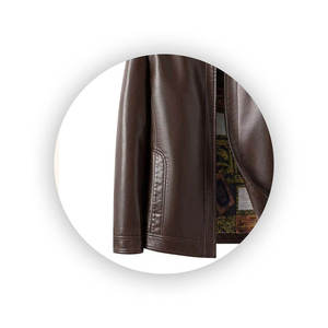 Chaqueta de cuero de diseño de moda para hombre, nueva llegada, chaquetas de cuero para hombre, chaqueta de cuero vacuno de primera calidad - Product Image 2