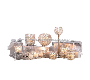 Dinnerware <b>Crystal</b> Design Candle Holder Silver Decor Other Shiny Candle <b>Stand</b> Indoor And Outdoor Candle Votive - Product Image 2