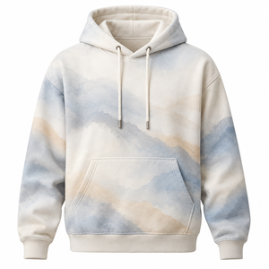 Sudadera con Capucha para Hombre, Tejida, Gruesa, de Invierno, Transpirable, Ecológica, de Secado Rápido, con Cordón Ajustable y Manga Larga - Product Image 1